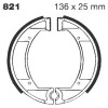 Σιαγώνες φρένου μοτοσυκλέτας EBC 821G