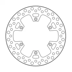 Πίσω δισκόπλακα μοτοσυκλέτας MOTO-MASTER BRAKE DISC VINT REAR SUZUKI RM 125 07-10