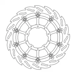 Δισκόπλακα MOTO-MASTER BRAKE ROTOR FLOAT FLAME R Δισκόπλακα MOTO-MASTER BRAKE ROTOR FLOAT FLAME R