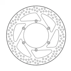 Δισκόπλακα MOTO-MASTER BRAKE ROTOR ROUND KTM ADVENTURE 640 R