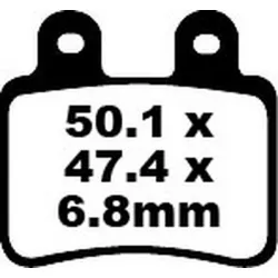 Τακάκια μοτοσυκλέτας EBC SFA ORG SCOOTER SFA350 Τακάκια μοτοσυκλέτας EBC SFA ORG SCOOTER SFA350