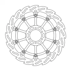 Δισκόπλακα MOTO-MASTER BRAKE ROTOR FLOAT FLAME R APRILIA TUONO V4 1100 RR ABS 23 Δισκόπλακα MOTO-MASTER BRAKE ROTOR FLOAT FLAME R APRILIA TUONO V4 1100 RR ABS 23