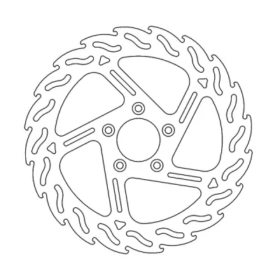 Δισκόπλακα MOTO-MASTER BRAKE ROTOR FIX FLAME R Harley Davidson FXLRS 1923 ABS 23