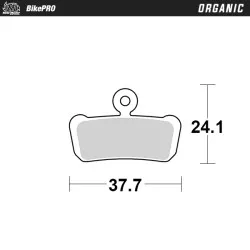 Τακάκια φρένων MOTO-MASTER BRAKE PAD ORGANIC.