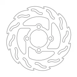 Δισκόπλακα μοτοσυκλέτας MOTO-MASTER FLAME REAR DISC YFZ 450 R