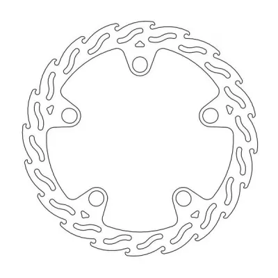 Δισκόπλακα MOTO-MASTER BRAKE ROTOR FIX FLAME LEFT HONDA	VFR 1200 XD 20