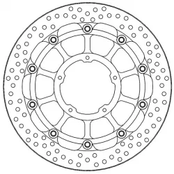 Δισκόπλακα εμπρός MOTO-MASTER BRAKE DISC FRONT HALO L/R HONDA CBR 1000 RR-R ABS Δισκόπλακα εμπρός MOTO-MASTER BRAKE DISC FRONT HALO L/R HONDA CBR 1000 RR-R ABS