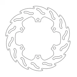 Δισκόπλακα MOTO-MASTER BRAKE ROTOR FIX FLAME YAMAHA MT-125 ABS 19 Δισκόπλακα MOTO-MASTER BRAKE ROTOR FIX FLAME YAMAHA MT-125 ABS 19