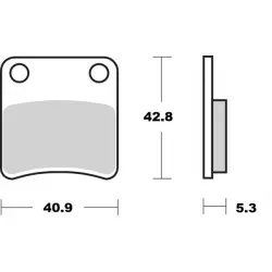 Τακάκια φρένων MOTO-MASTER BRAKE PAD CERAMIC HONDA X-ADV 750 ABS 23 Τακάκια φρένων MOTO-MASTER BRAKE PAD CERAMIC HONDA X-ADV 750 ABS 23