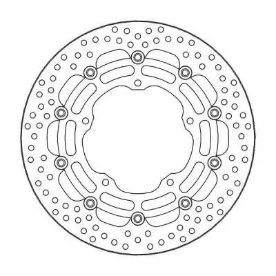 Δισκόπλακα MOTO-MASTER BRAKE DISC HALO T-FLOATER YAMAHA YZF-R6 600 23