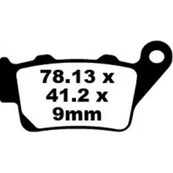 Τακάκια μοτοσυκλέτας EBC FA SER ORGANIC FA213 Τακάκια μοτοσυκλέτας EBC FA SER ORGANIC FA213