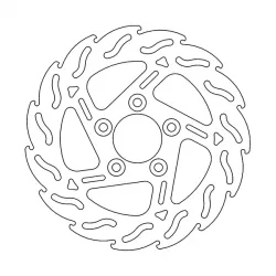 Δισκόπλακα MOTO-MASTER BRAKE ROTOR FIX FLAME Harley Davidson XL 883 N 22