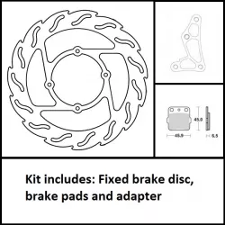 Σετ δισκόπλακα και τακάκια MOTO-MASTER 260mm FLFI OFFROAD KIT HONDA