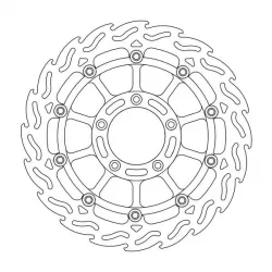 Δισκόπλακα MOTO-MASTER FLAME LEFT FR DISC MV AGUSTA
