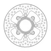Δισκόπλακα MOTO-MASTER BRAKE ROTOR ROUND W/ABS EN 650 ABS thumb