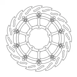 Δισκόπλακα MOTO-MASTER BRAKE ROTOR FLOAT FLAME R HONDA CBR 1000 RR-R ABS Δισκόπλακα MOTO-MASTER BRAKE ROTOR FLOAT FLAME R HONDA CBR 1000 RR-R ABS