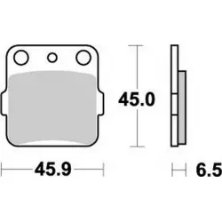 Τακάκια φρένων MOTO-MASTER NITRO για CRF 150 R