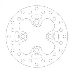 Δισκόπλακα MOTO-MASTER FRONT DISC ROUND KAWASAKI KFX 450 R 2x4