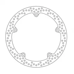 Δισκόπλακα MOTO-MASTER HALO DISC FRONT FIX NC 750 X ABS