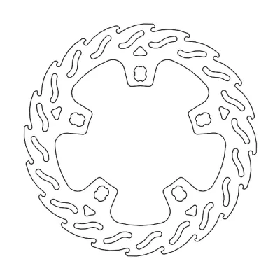 Δισκόπλακα MOTO-MASTER BRAKE ROTOR FIX FLAME L Harley Davidson FLHXS 1868 ABS