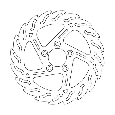 Δισκόπλακα MOTO-MASTER BRAKE ROTOR FIX FLAME L Harley Davidson XL 1200 X 13