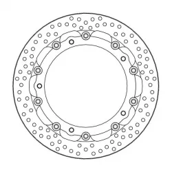 Δισκόπλακα MOTO-MASTER BRAKE ROTOR FLOAT ROUND RACE BMW R NINE T ABS 23 Δισκόπλακα MOTO-MASTER BRAKE ROTOR FLOAT ROUND RACE BMW R NINE T ABS 23