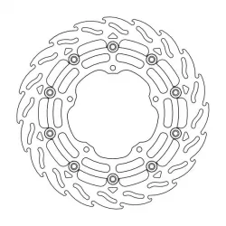 Δισκόπλακα MOTO-MASTER BRAKE ROTOR FLAME RIGHT YAMAHA YZF-R6 600 23