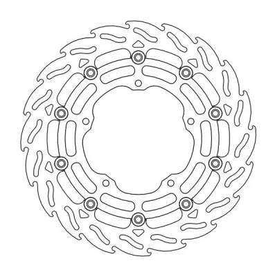 Δισκόπλακα MOTO-MASTER BRAKE ROTOR FLAME RIGHT YAMAHA YZF-R6 600 23