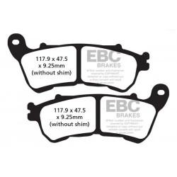 Τακάκια μοτοσυκλέτας EBC VEE SEMISNTRD FA640V Τακάκια μοτοσυκλέτας EBC VEE SEMISNTRD FA640V