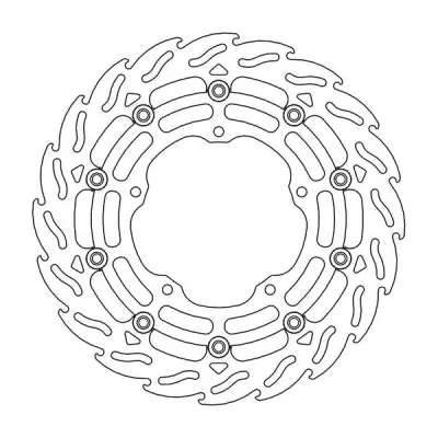 Δισκόπλακα MOTO-MASTER BRAKE ROTOR FLAME LEFT YAMAHA YZF-R6 600 23