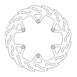 Δισκόπλακα MOTO-MASTER BRAKE ROTOR FIX FLAME RIG GAS GAS	EX 300