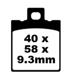 Τακάκια μοτοσυκλέτας EBC FA SER ORGANIC FA047/3 Τακάκια μοτοσυκλέτας EBC FA SER ORGANIC FA047/3