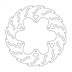 Δισκόπλακα MOTO-MASTER BRAKE ROTOR FIX FLAME LEFT PIAGGIO MP3 400 ABS 23 Δισκόπλακα MOTO-MASTER BRAKE ROTOR FIX FLAME LEFT PIAGGIO MP3 400 ABS 23