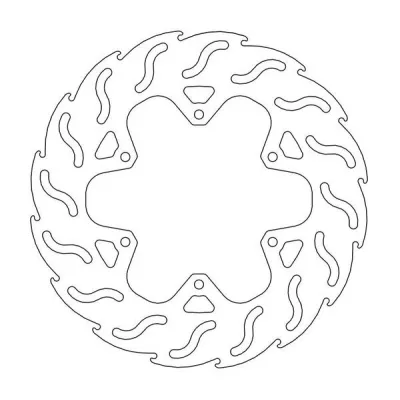 Δισκόπλακα MOTO-MASTER BRAKE ROTOR FIX FLAME LEFT PIAGGIO MP3 400 ABS 23