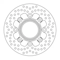 Δισκόπλακα MOTO-MASTER HALO REAR DISC KAWASAKI Z 650 RS ABS Δισκόπλακα MOTO-MASTER HALO REAR DISC KAWASAKI Z 650 RS ABS