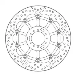 Δισκόπλακα MOTO-MASTER BRAKE ROTOR ROUND L/R CB 1100 EX ABS Δισκόπλακα MOTO-MASTER BRAKE ROTOR ROUND L/R CB 1100 EX ABS