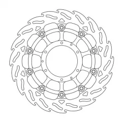 Δισκόπλακα MOTO-MASTER FLAME RACE FR RIGHT 5 5mm CBR 600 RR ABS