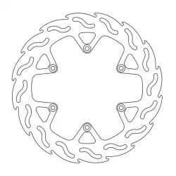 Δισκόπλακα MOTO-MASTER BRAKE ROTOR FIX FLAME 4.4 YAMAHA WR 250 F Δισκόπλακα MOTO-MASTER BRAKE ROTOR FIX FLAME 4.4 YAMAHA WR 250 F