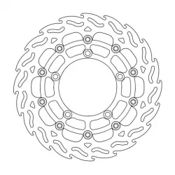 Δισκόπλακα εμπρός MOTO-MASTER BRAKE DISC FLAME FRONT RIGHT SUZUKI DL 1050 ABS 23
