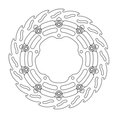 Δισκόπλακα MOTO-MASTER BRAKE ROTOR FLAME LEFT 5 YAMAHA	YZF-R1M 1000 ABS