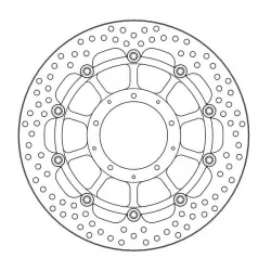 Δισκόπλακα MOTO-MASTER BRAKE ROTOR FLOAT ROUND Δισκόπλακα MOTO-MASTER BRAKE ROTOR FLOAT ROUND