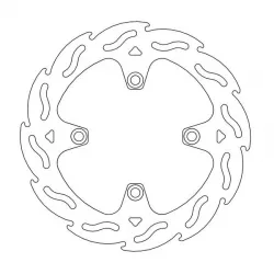 Πίσω δισκόπλακα μοτοσυκλέτας MOTO-MASTER BRAKE DISC FLAME REAR T1050 Πίσω δισκόπλακα μοτοσυκλέτας MOTO-MASTER BRAKE DISC FLAME REAR T1050