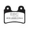 Τακάκια μοτοσυκλέτας EBC BRAKE PAD CARBON TT DIRT