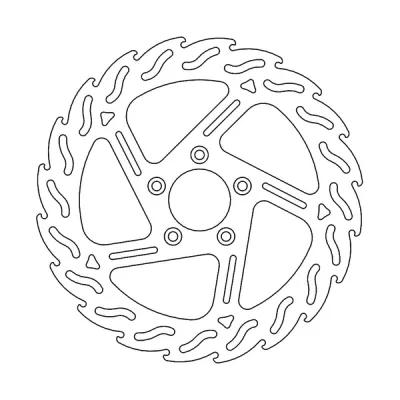 Δισκόπλακα MOTO-MASTER BRAKE ROTOR FIX FLAME L Harley Davidson FLTRKSE 1923 ABS