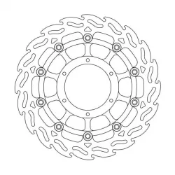 Δισκόπλακα MOTO-MASTER MOTO M.FRR FLAME HON HORN.