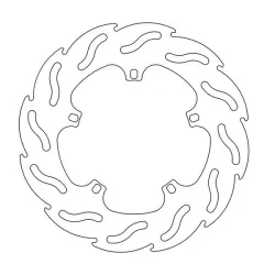 Δισκόπλακα μοτοσυκλέτας MOTO-MASTER FLAME DISC VESPA PEOPLE 50 10