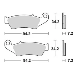 Τακάκια φρένων MOTO-MASTER BRAKE PAD SINTER RACE MX KAWASAKI KX 250 23