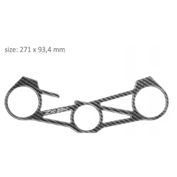 Προστατευτικό αυτοκόλλητο τιμονόπλακας PPSK14P/PR3240 KAWASAKIZX6R 636 2012 έως 2014 Προστατευτικό αυτοκόλλητο τιμονόπλακας PPSK14P/PR3240 KAWASAKIZX6R 636 2012 έως 2014