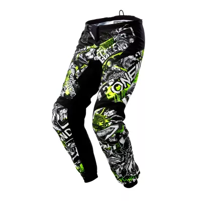 Παιδικό παντελόνι motocross O'NEAL ELEMENT ATTACK BLACK/HI-VIZ 2020