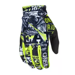 Παιδικά γάντια motocross O'NEAL MATRIX ATTACK BLACK/HI-VIZ
